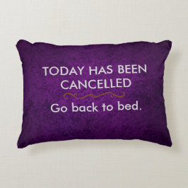 Cojín Decorativo El hoy ha estado cancelado