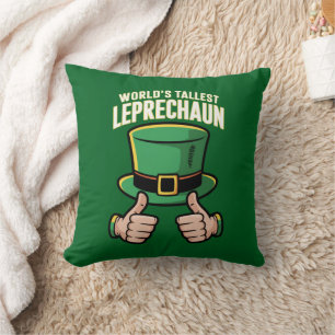 Cojín Decorativo El humor irlandés más divertido de Leprechaun en e