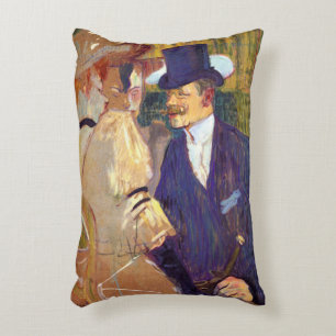 Cojín Decorativo El inglés de Toulouse Lautrec, Arte Antiguo