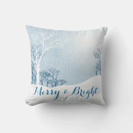 Cojín Decorativo El invierno nevado, amargo y brillante