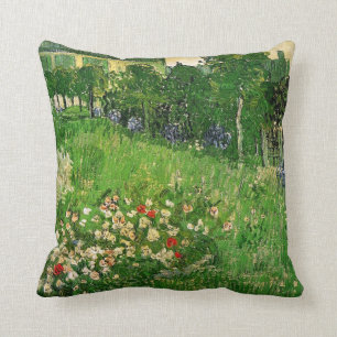 Cojín Decorativo El jardín de Daubigny por Vincent van Gogh