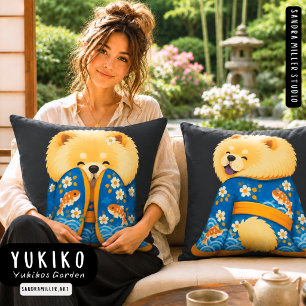 Cojín Decorativo EL JARDÍN DE YUKIKO • Storywear • Vistas delante