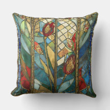 El Jefe Rojo de Vidrio Manchado atiende al amanece