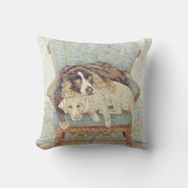 Cojín Decorativo El juego de espera (Anverso)