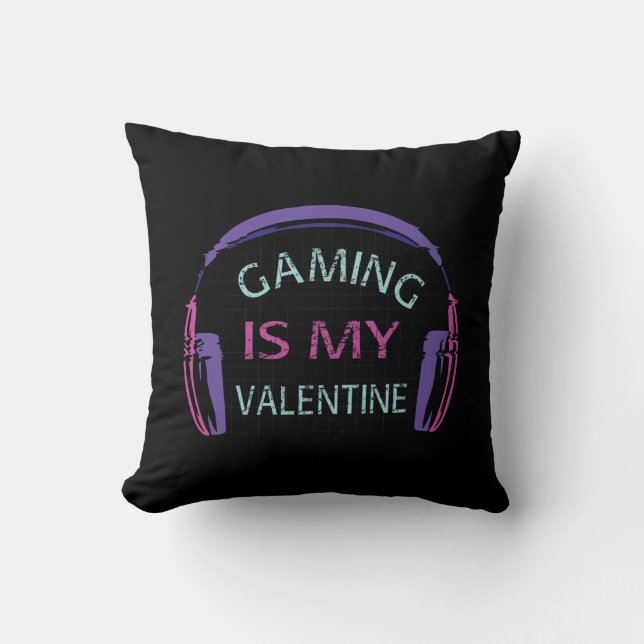 Cojín Decorativo El juego es mi San Valentín (Anverso)