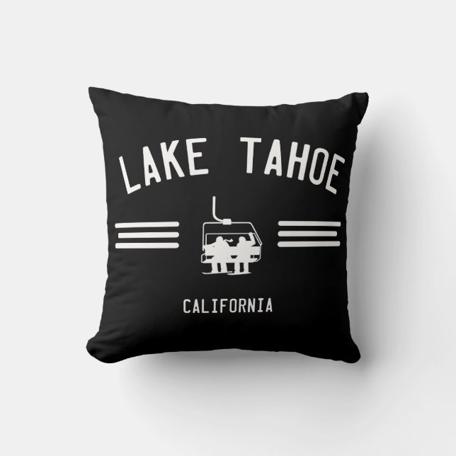 Cojín Decorativo El lago Tahoe California (Anverso)