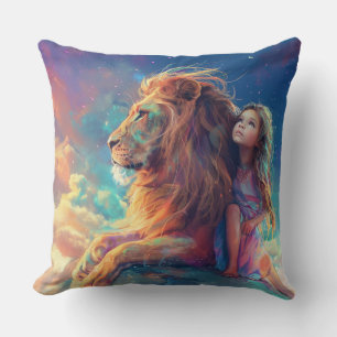 Cojín Decorativo El León a Mi Lado-Almohadón Infantil