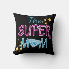 Cojín Decorativo El libro de historietas superhéroe arte pop: Día d