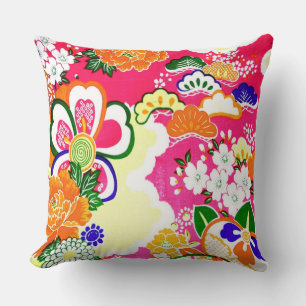 Cojín Decorativo El Lotus rosa de los 80