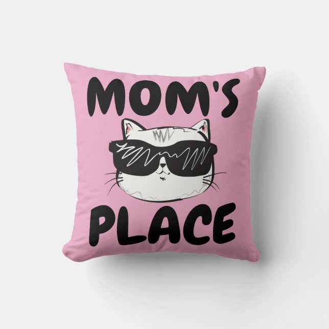 COJÍN DECORATIVO EL LUGAR DE LA MAMÁ (Anverso)