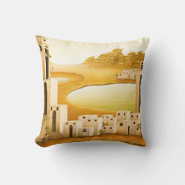 Cojín Decorativo "El lugar" - Pintura del Medio Oriente/Oriente del