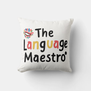 Cojín Decorativo El Maestro del Lenguaje
