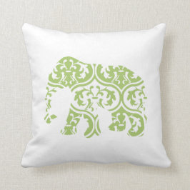 Cojín Decorativo El marroquí verde deja el elefante