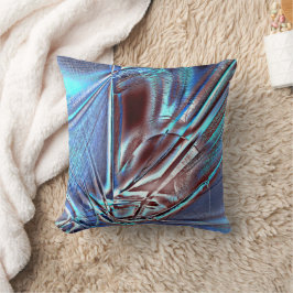 Cojín Decorativo El matiz azul oscuro sobre el marrón con trazos ja