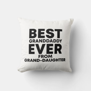 Cojín Decorativo El mejor abuelo del mundo de la nieta