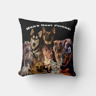 COJÍN DECORATIVO EL MEJOR AMIGO DEL HOMBRE