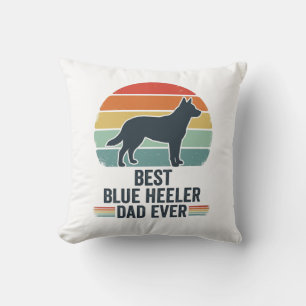 Cojín Decorativo El Mejor Diseño de Camiseta de Perro Vintage para