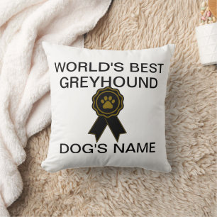 Cojín Decorativo El mejor diseño de Greyhound en el mundo del perso