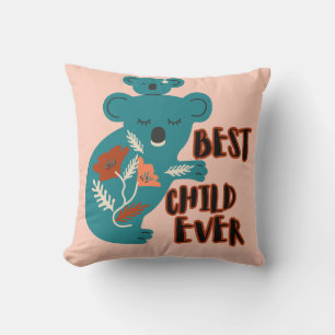 Cojín Decorativo El mejor niño del día de la madre de Koala