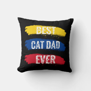 Cojín Decorativo El mejor padre del gato del mundo