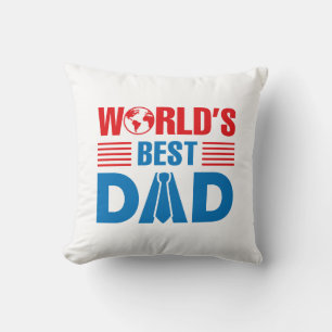 Cojín Decorativo El mejor papá del mundo