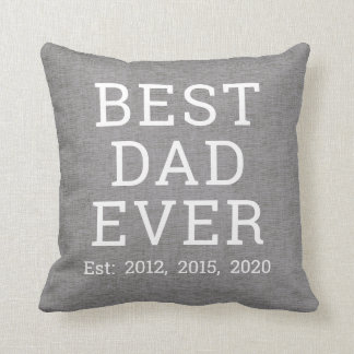 Cojín Decorativo El mejor papá en el día de los padres de Linea Gri