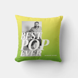 Cojín Decorativo EL MEJOR POP DE LA ÉPOCA | Dia divertida del padre