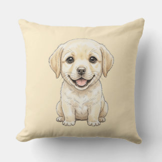Cojín Decorativo El Mendigo Profesional: Labrador Retriever Amarill