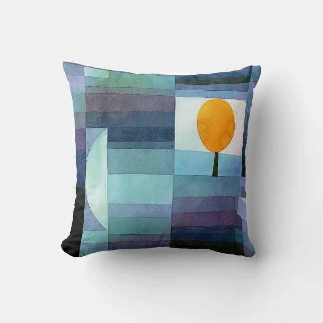 Cojín Decorativo El mensajero de otoño, Klee (Anverso)