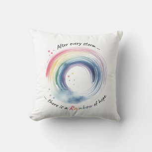 Cojín Decorativo El milagro del bebé arcoiris