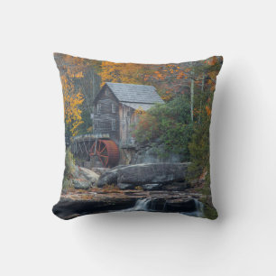 Cojín Decorativo El molino histórico de Grist en Glade Creek 2
