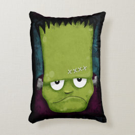 Cojín Decorativo El monstruo Halloween de Frankenstein gruñón