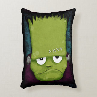 Cojín Decorativo El monstruo Halloween de Frankenstein gruñón