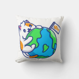 Cojín Decorativo El mundo en tus garras