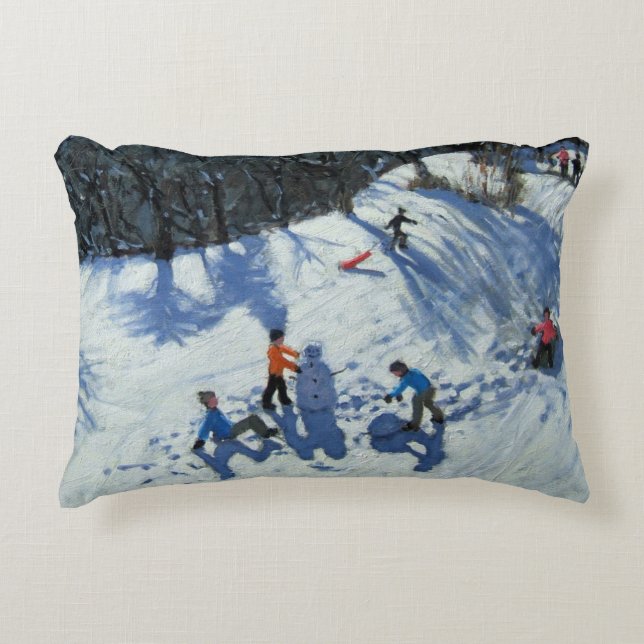 Cojín Decorativo El muñeco de nieve 2 (Anverso)