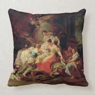 Cojín Decorativo El nacimiento de Maria, c.1753 (aceite en lona)