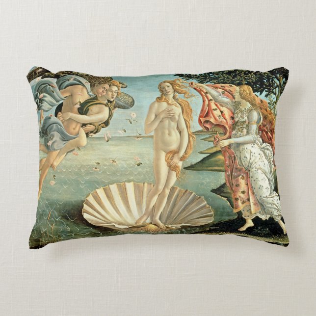 COJÍN DECORATIVO EL NACIMIENTO DE VENUS (Anverso)