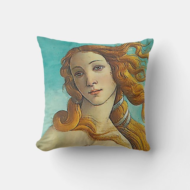 Cojín Decorativo El nacimiento de Venus - ascendente cercano (Anverso)