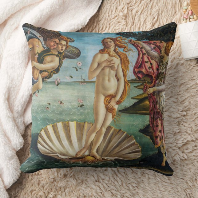 Cojín Decorativo El nacimiento de Venus | Sandro Botticelli | (Manta)