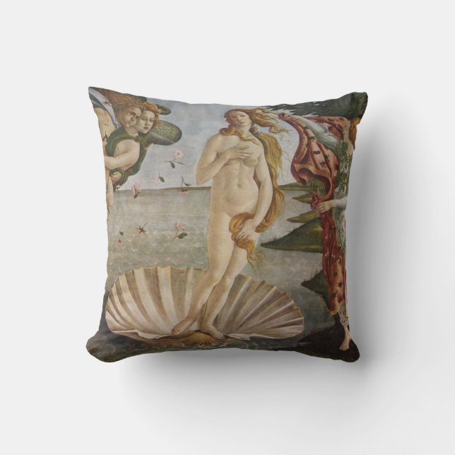 Cojín Decorativo El nacimiento de Venus Sandro Botticelli (Anverso)