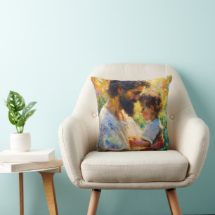 Cojín Decorativo El neo-impresionismo Jesús y niño