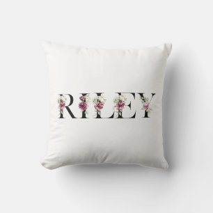 Cojín Decorativo El nombre de Riley. Me llamo Riley.