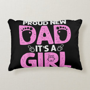 Cojín Decorativo El nuevo regalo de papá divertido para hombres es 