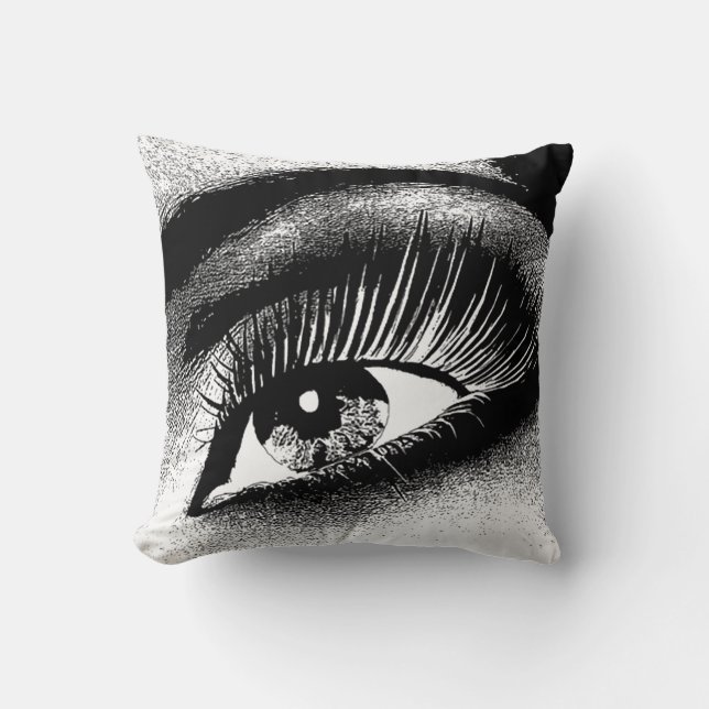 Cojín Decorativo El ojo ve U (Anverso)