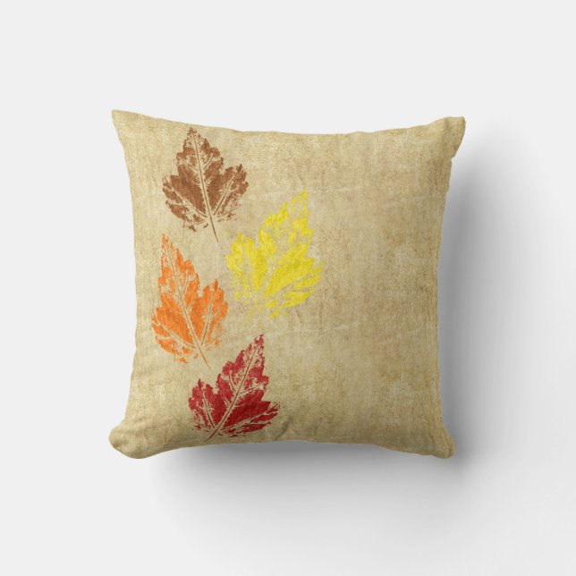 Cojín Decorativo El otoño rústico deja a Pillow (Anverso)