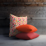 Cojín Decorativo El otoño vibrante deja un patrón multicolor<br><div class="desc">Perfecto para regalos de otoño y ocasiones,  este vibrante patrón de hojas multicolores le dará alegría a su habitación</div>