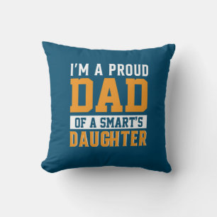 Cojín Decorativo El padre de una hija inteligente