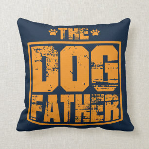 Cojín Decorativo El padre del perro usó la gráfica