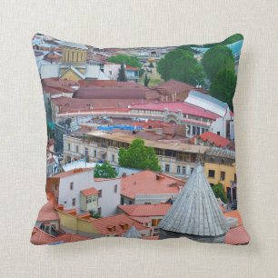 Cojín Decorativo El paisaje urbano de Tiflis