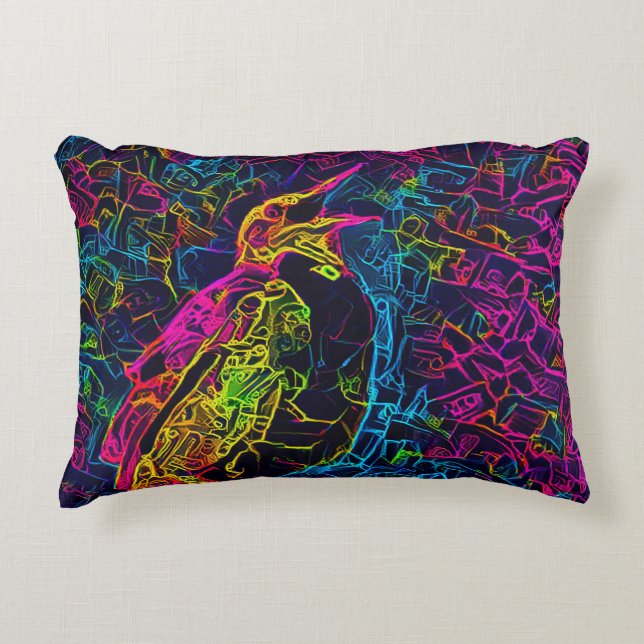 Cojín Decorativo El pájaro solitario 3 (Anverso)